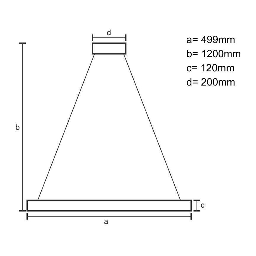 LED Prigušivi kristalni luster na sajli LED/90W/230V 3000-6500K crno + Daljinski upravljač