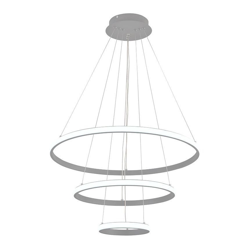 LED Prigušivi luster na sajli LED/90W/230V 3000-6500K pr. 60 cm + Daljinski upravljač