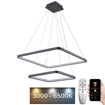 LED Prigušivi luster na sajli LED/90W/230V 3000-6500K + Daljinski upravljač