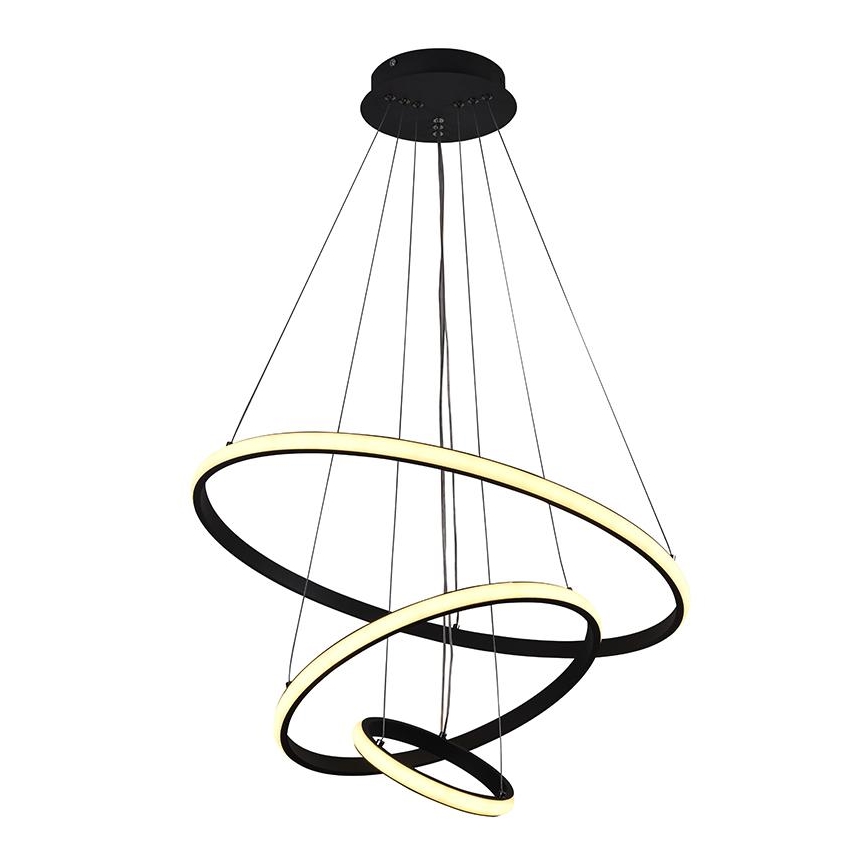 LED Prigušivi luster na sajli LED/90W/230V 3000-6500K pr. 60 cm + Daljinski upravljač