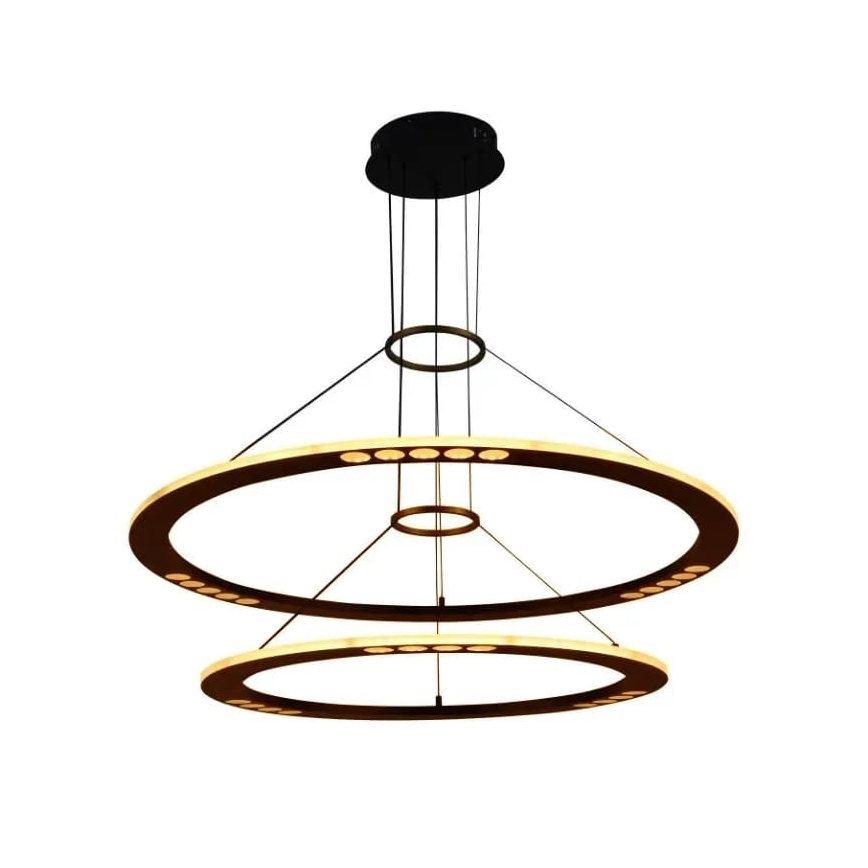 LED Prigušivi luster na sajli LED/90W/230V 3000-6500K + Daljinski upravljač
