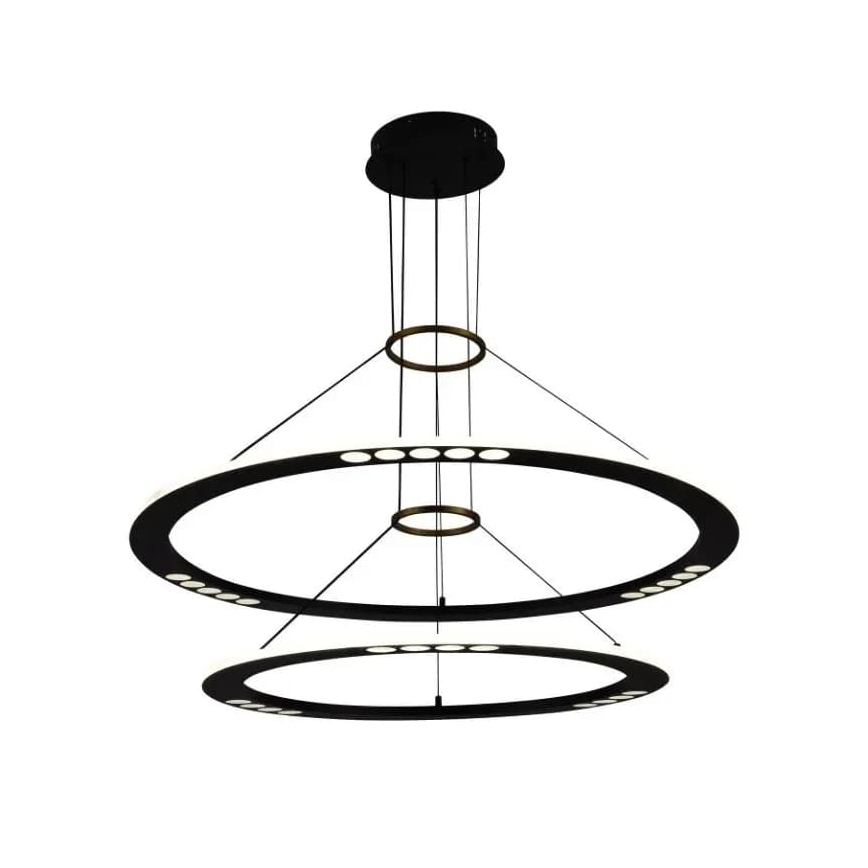LED Prigušivi luster na sajli LED/90W/230V 3000-6500K + Daljinski upravljač
