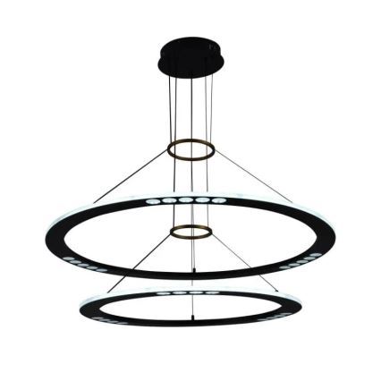LED Prigušivi luster na sajli LED/90W/230V 3000-6500K + Daljinski upravljač