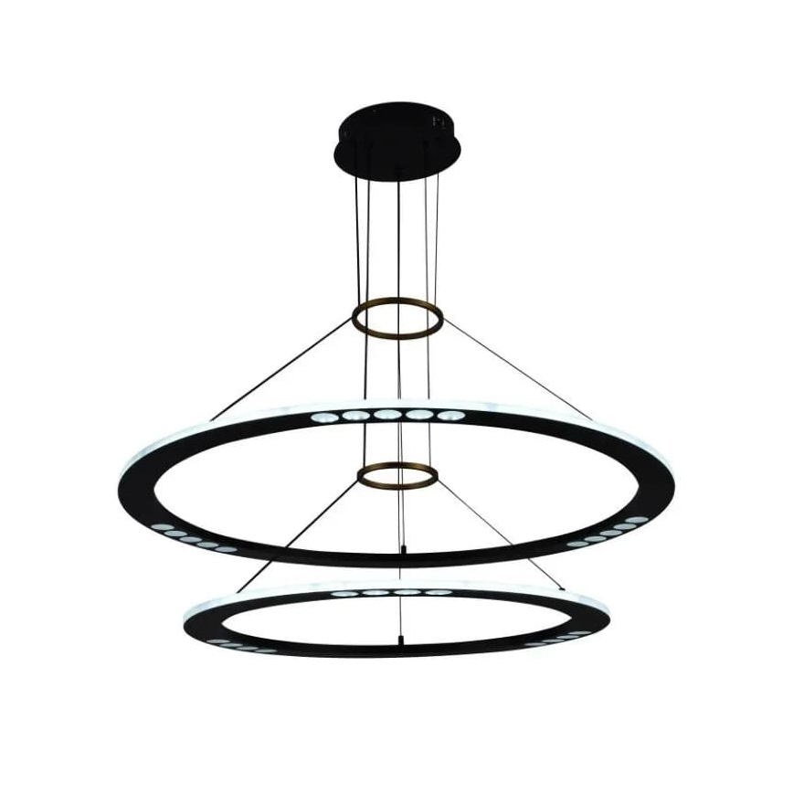 LED Prigušivi luster na sajli LED/90W/230V 3000-6500K + Daljinski upravljač