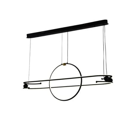LED Prigušivi luster na sajli LED/95W/230V 3000-6500K + Daljinski upravljač