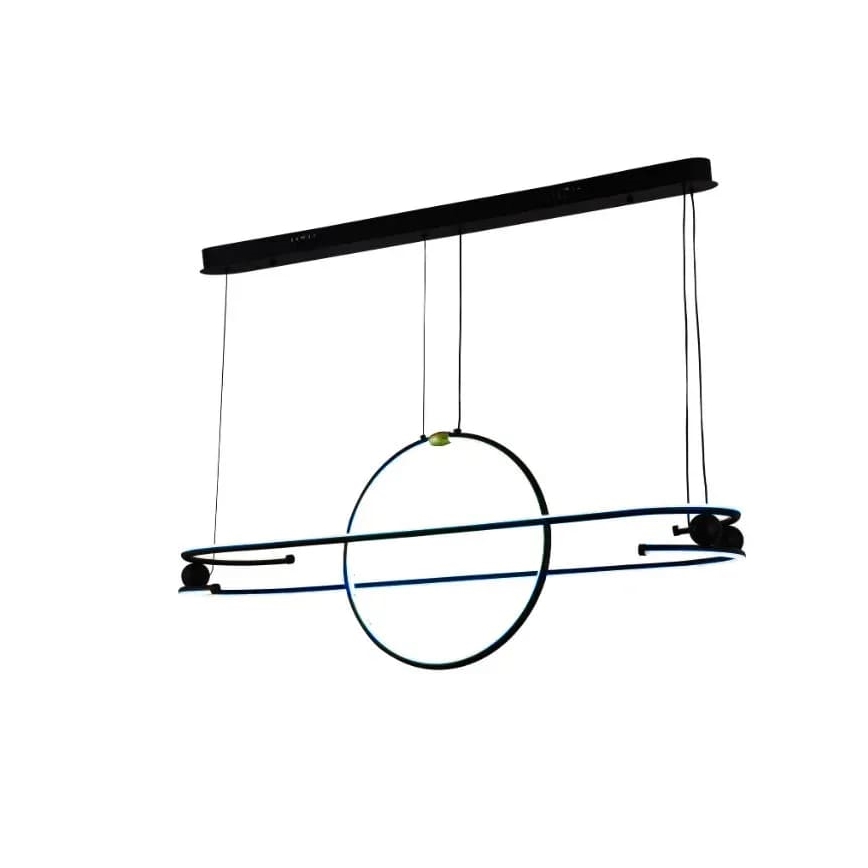 LED Prigušivi luster na sajli LED/95W/230V 3000-6500K + Daljinski upravljač