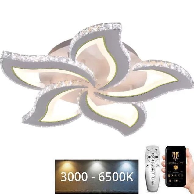 LED Prigušivi nadgradni luster LED/100W/230V 3000-6500K + Daljinski upravljač