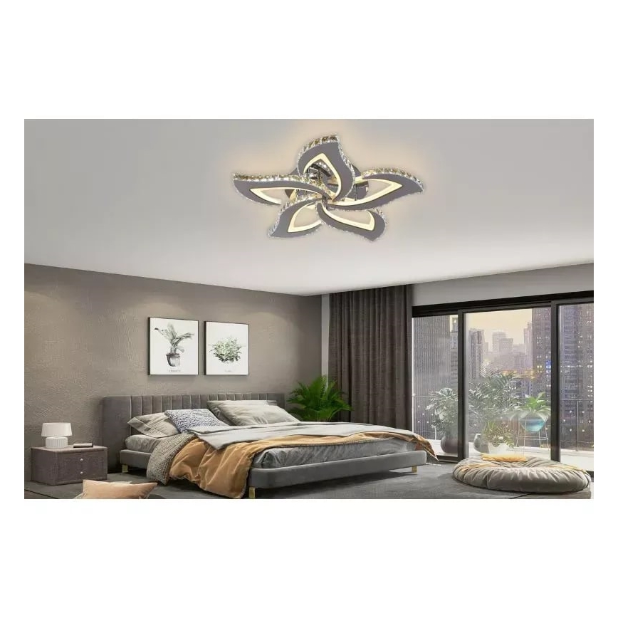 LED Prigušivi nadgradni luster LED/100W/230V 3000-6500K + Daljinski upravljač