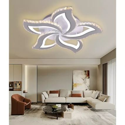 LED Prigušivi nadgradni luster LED/100W/230V 3000-6500K + Daljinski upravljač