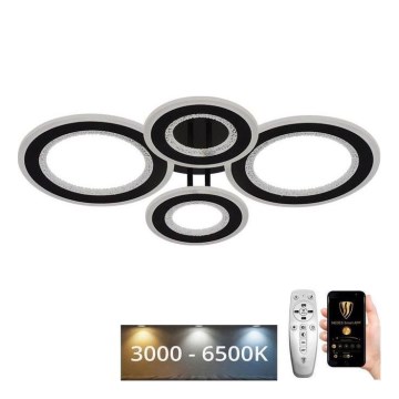 LED Prigušivi nadgradni luster LED/100W/230V 3000-6500K + Daljinski upravljač