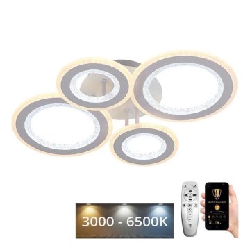 LED Prigušivi nadgradni luster LED/100W/230V 3000-6500K + Daljinski upravljač
