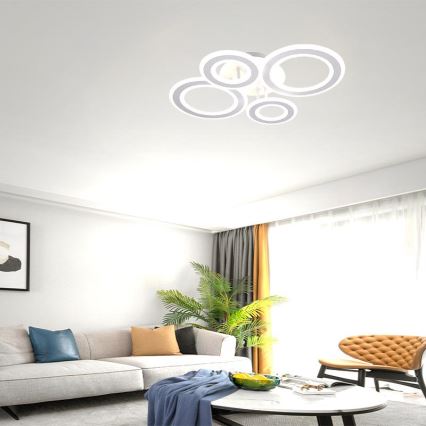 LED Prigušivi nadgradni luster LED/100W/230V 3000-6500K + Daljinski upravljač