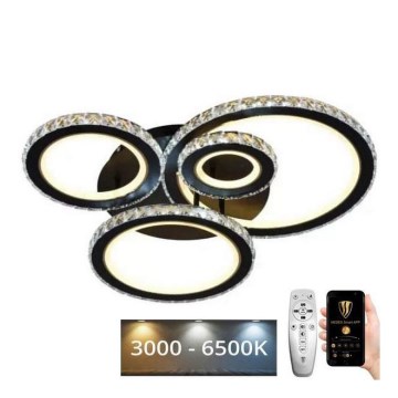 LED Prigušivi nadgradni luster LED/120W/230V 3000-6500K + Daljinski upravljač