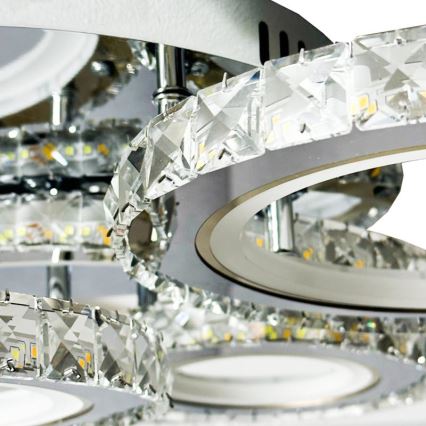 LED Prigušivi nadgradni luster LED/120W/230V 3000-6500K + Daljinski upravljač