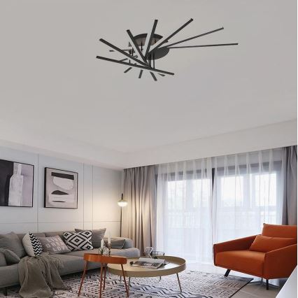 LED Prigušivi nadgradni luster LED/120W/230V 3000-6500K + Daljinski upravljač