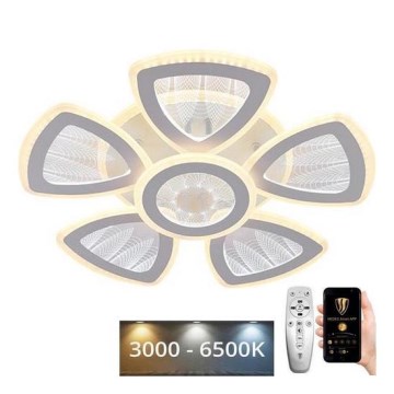 LED Prigušivi nadgradni luster LED/145W/230V 3000-6500K + Daljinski upravljač
