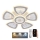 LED Prigušivi nadgradni luster LED/145W/230V 3000-6500K + Daljinski upravljač