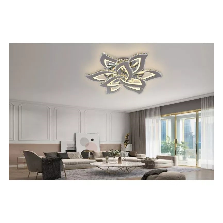 LED Prigušivi nadgradni luster LED/180W/230V 3000-6500K + Daljinski upravljač