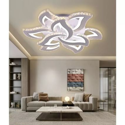 LED Prigušivi nadgradni luster LED/180W/230V 3000-6500K + Daljinski upravljač