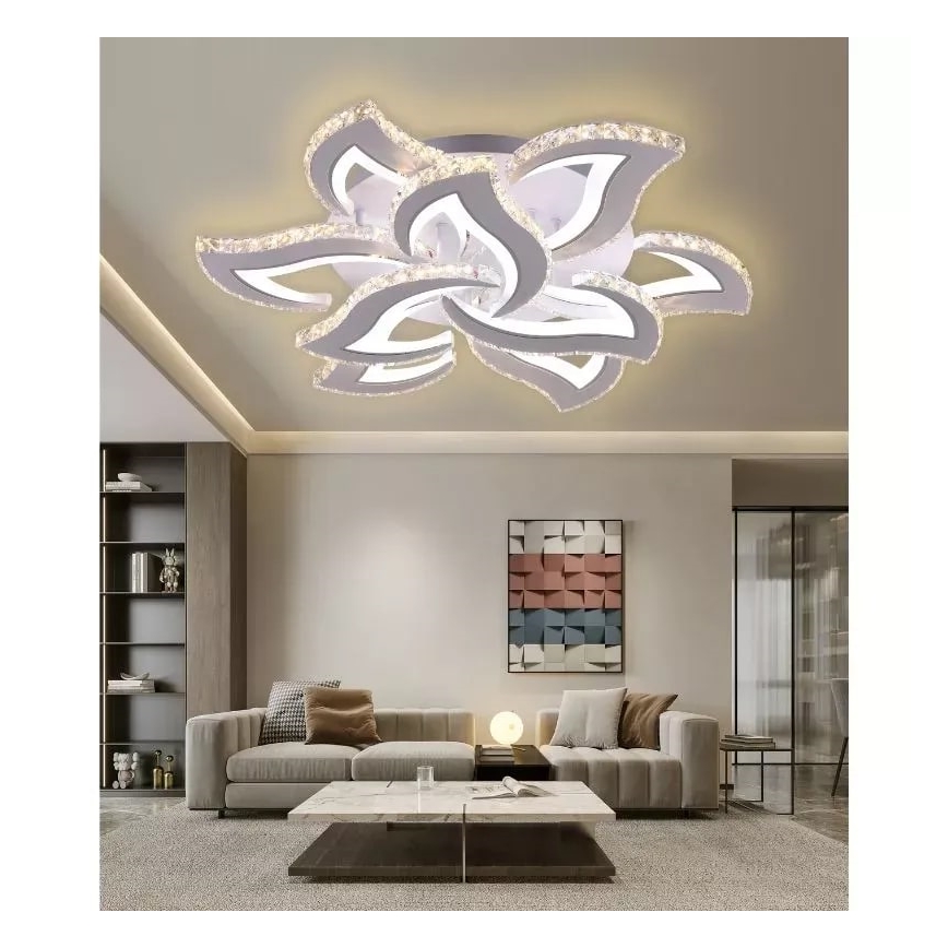 LED Prigušivi nadgradni luster LED/180W/230V 3000-6500K + Daljinski upravljač