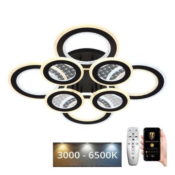 LED Prigušivi nadgradni luster LED/200W/230V 3000-6500K + Daljinski upravljač