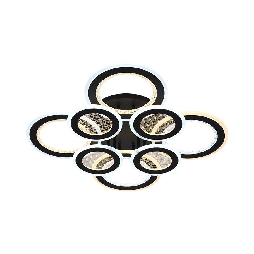 LED Prigušivi nadgradni luster LED/200W/230V 3000-6500K + Daljinski upravljač