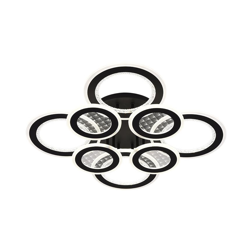 LED Prigušivi nadgradni luster LED/200W/230V 3000-6500K + Daljinski upravljač