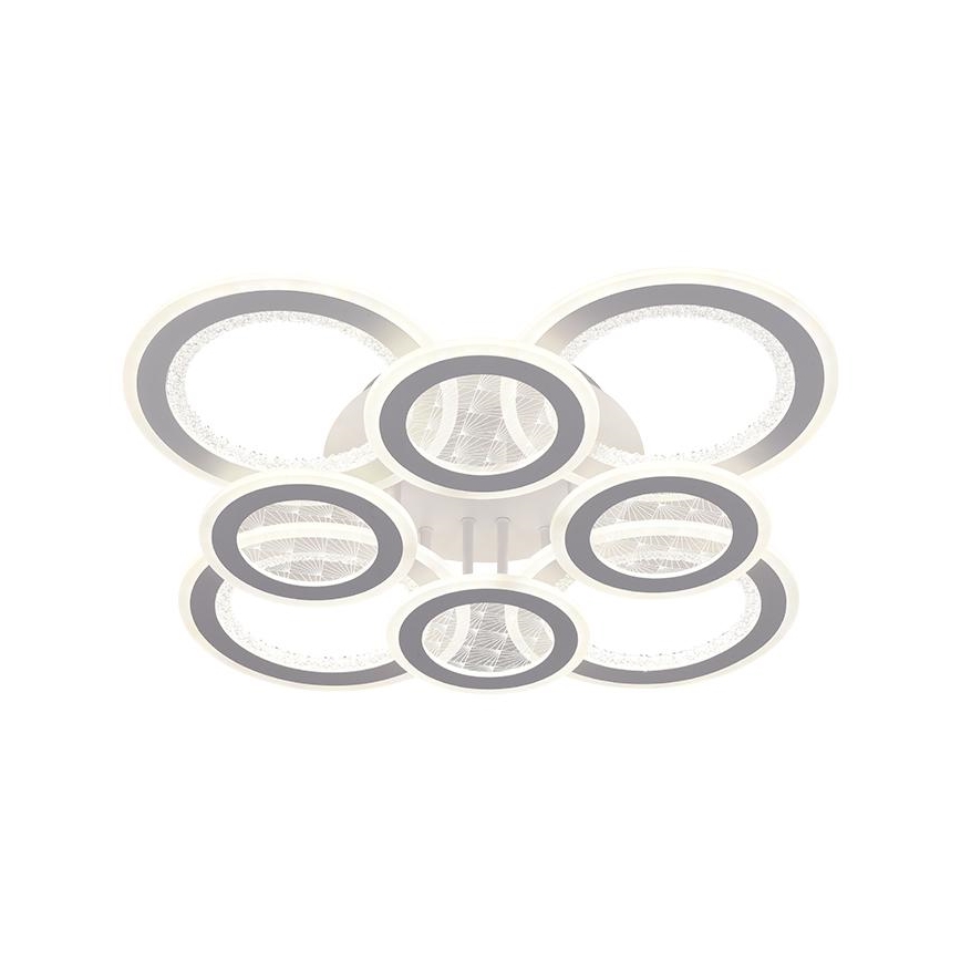 LED Prigušivi nadgradni luster LED/200W/230V 3000-6500K + Daljinski upravljač