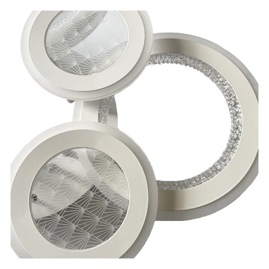 LED Prigušivi nadgradni luster LED/200W/230V 3000-6500K + Daljinski upravljač