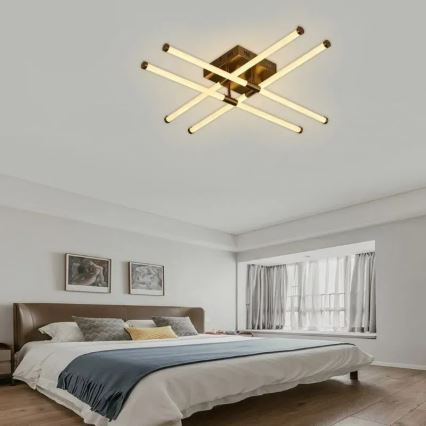 LED Prigušivi nadgradni luster LED/30W/230V 3000-6500K + Daljinski upravljač