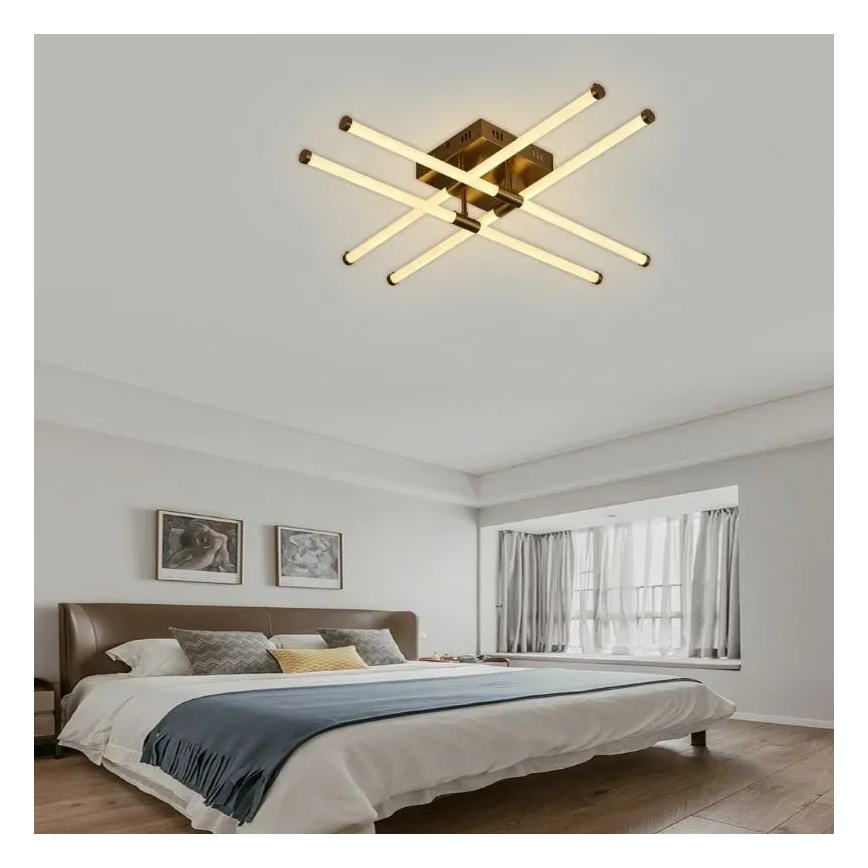 LED Prigušivi nadgradni luster LED/30W/230V 3000-6500K + Daljinski upravljač