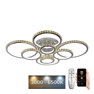 LED Prigušivi nadgradni luster LED/315W/230V 3000-6500K + Daljinski upravljač