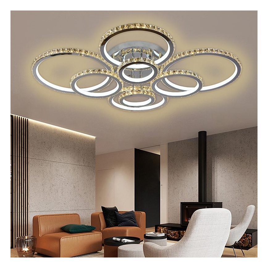 LED Prigušivi nadgradni luster LED/315W/230V 3000-6500K + daljinski upravljač