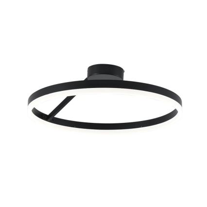 LED Prigušivi nadgradni luster LED/40W/230V 3000-6500K crno + Daljinski upravljač