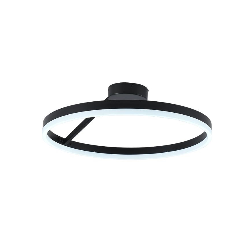 LED Prigušivi nadgradni luster LED/40W/230V 3000-6500K crno + Daljinski upravljač