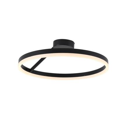LED Prigušivi nadgradni luster LED/40W/230V 3000-6500K crno + Daljinski upravljač