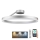 LED Prigušivi nadgradni luster LED/40W/230V 3000-6500K mat krom + Daljinski upravljač