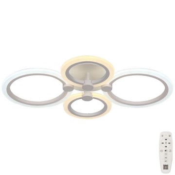 LED Prigušivi nadgradni luster LED/45W/230V 3000-6500K + Daljinski upravljač