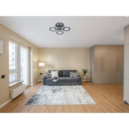 LED Prigušivi nadgradni luster LED/55W/230V 3000-6500K + Daljinski upravljač