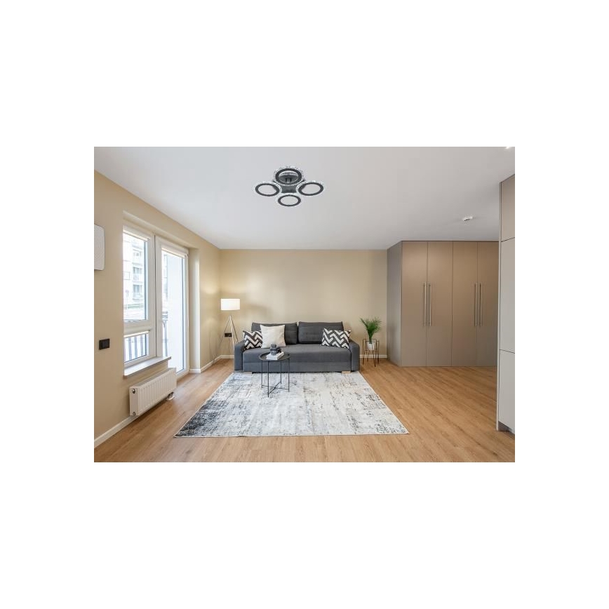 LED Prigušivi nadgradni luster LED/55W/230V 3000-6500K + Daljinski upravljač