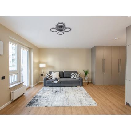 LED Prigušivi nadgradni luster LED/55W/230V 3000-6500K + Daljinski upravljač