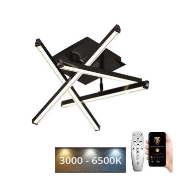 LED Prigušivi nadgradni luster LED/60W/230V 3000-6500K + Daljinski upravljač