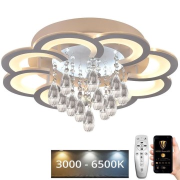 LED Prigušivi nadgradni luster LED/70W/230V 3000-6500K + Daljinski upravljač