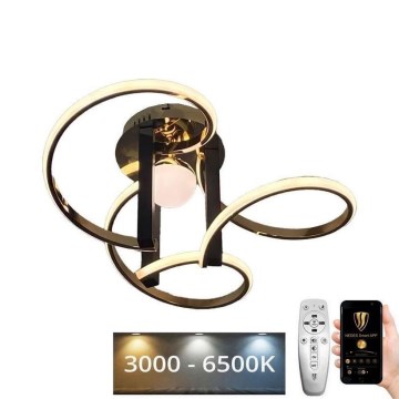 LED Prigušivi nadgradni luster LED/70W/230V 3000-6500K + Daljinski upravljač