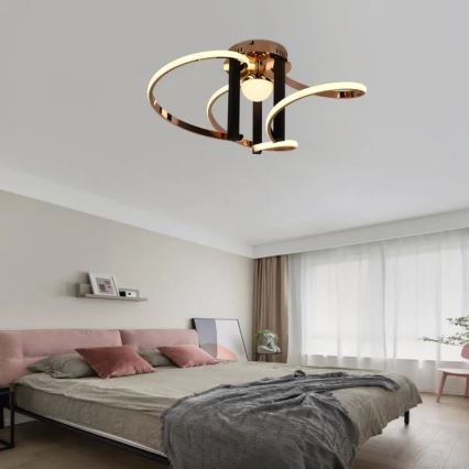 LED Prigušivi nadgradni luster LED/70W/230V 3000-6500K + Daljinski upravljač