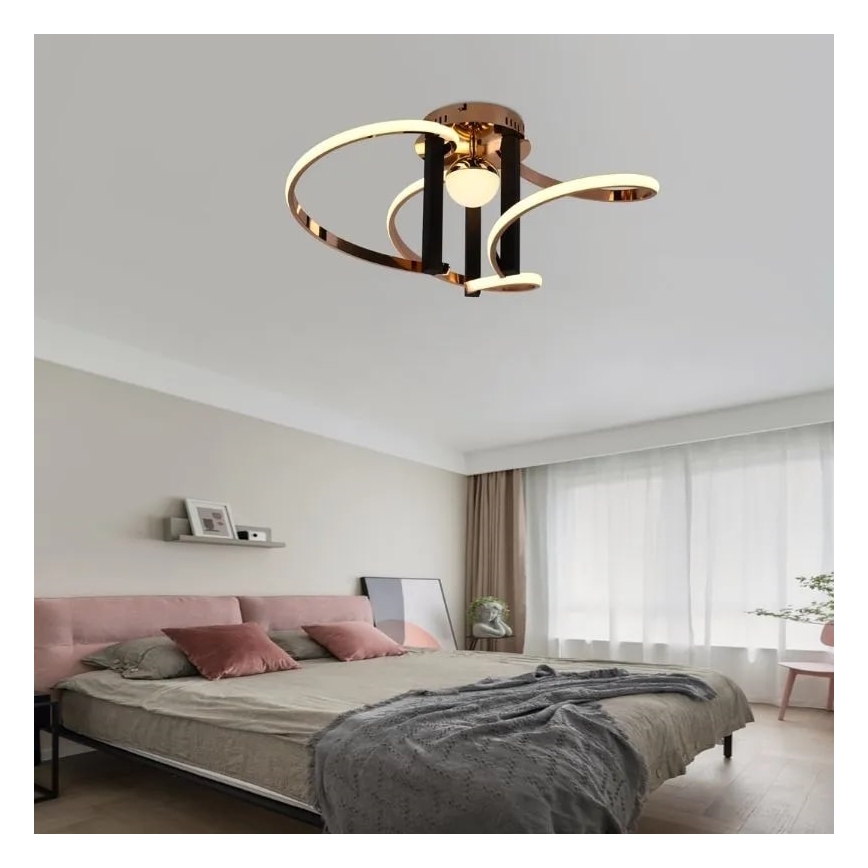 LED Prigušivi nadgradni luster LED/70W/230V 3000-6500K + Daljinski upravljač