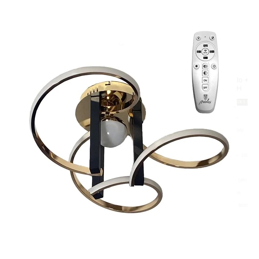LED Prigušivi nadgradni luster LED/70W/230V 3000-6500K + Daljinski upravljač