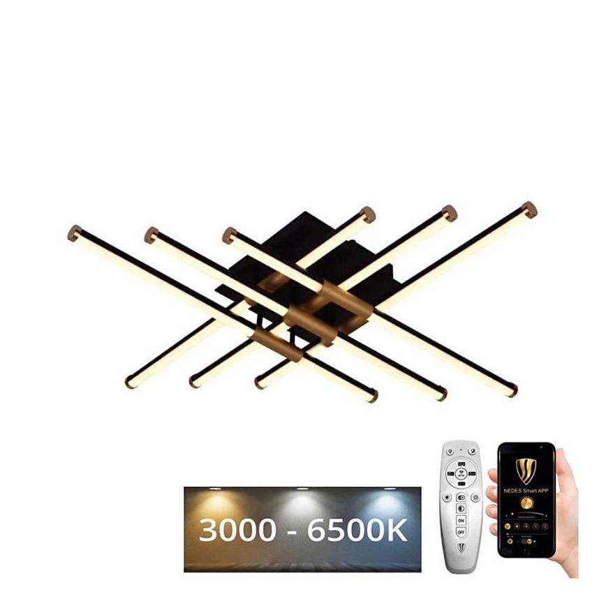 LED Prigušivi nadgradni luster LED/70W/230V 3000-6500K + Daljinski upravljač