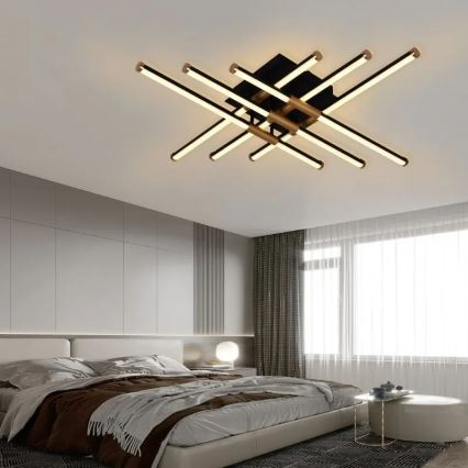 LED Prigušivi nadgradni luster LED/70W/230V 3000-6500K + Daljinski upravljač