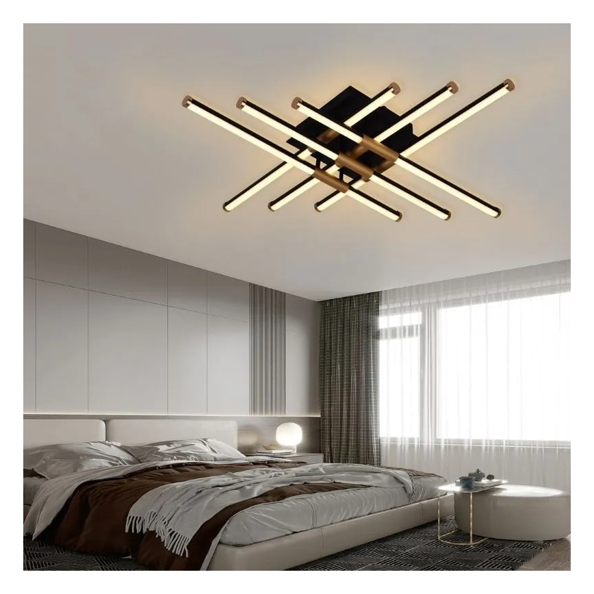 LED Prigušivi nadgradni luster LED/70W/230V 3000-6500K + Daljinski upravljač